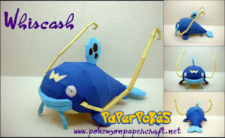 Figura Armada Papercraft Whiscash 3D